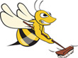 Busby bee sweeping